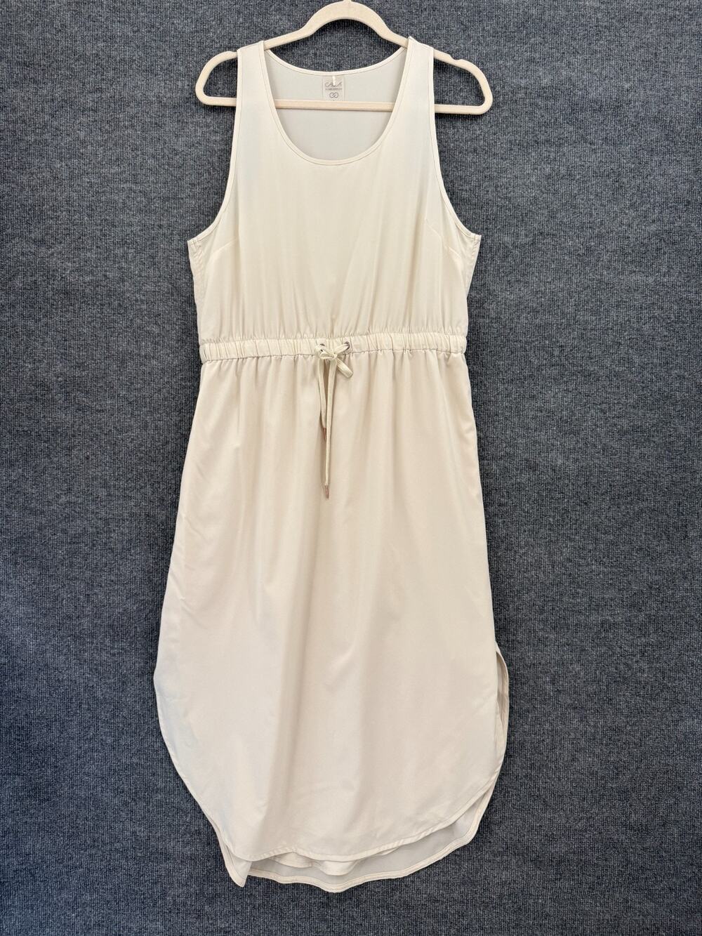 Calia by Carrie Underwood Athletic Dress Size L Off White Sleeveless Racerback